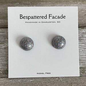 Tiny Iridescent Rainbow Studs