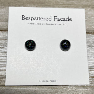 Tiny Rainbow Darkness Studs