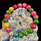 Natural Multicolor Tourmaline Bracelet – 8mm or 10mm Beads for Energy, Protection & Joy