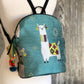 Mamallama Backpack with Colorful Tassel, Atenti USA Made
