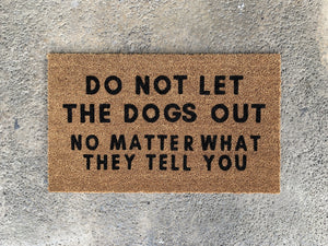 Funny Dog Welcome Mat