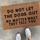 Funny Dog Welcome Mat