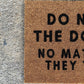 Funny Dog Welcome Mat
