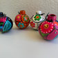 Mexican Ornaments, Hand Painted, Christmas colorful