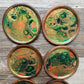 Emerald City Set of 8 Walnut Wood Coasters