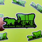 Oregon Trail Sticker Eighties Sticker 1980s Sticker Retro Gaming Sticker Funny Decal for Eighties Kids