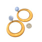 Smoke & Blue Moonglow Iris Earrings