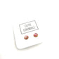 Dragons Breath Opal Foil Glass Stud Earrings