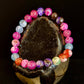 Rainbow Dragon Vein Agate Gemstone Bracelet