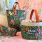 Meadow Caddy – Handmade USA Floral Yarn & Notions Organizer
