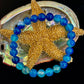 Ocean Energy Blue Agate Bracelet – 8mm or 10mm Natural Stone Beads