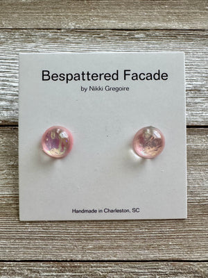 Iridescent Pastels Stud Earrings
