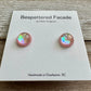 Iridescent Pastels Stud Earrings