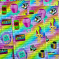 Bespattered Facade Retro 90s Y2K Flashback Sticker Sheet