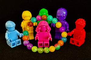 Rainbow Multi Jade Stretch Bracelet for Kids – 16cm | Colorful Energy & Gentle Protection