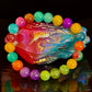 Rainbow Multi Jade Stretch Bracelet for Kids – 16cm | Colorful Energy & Gentle Protection