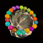 Rainbow Multi Jade Stretch Bracelet for Kids – 16cm | Colorful Energy & Gentle Protection