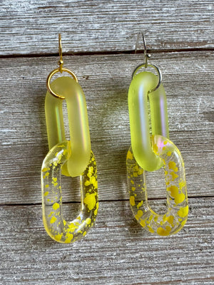 Lovely Links Two-Link Dangly Earrings