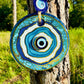 41 Piece Dual Layer Evil Eye Wall Hanging Decor | Evil Eye Beads | Macrame Wall Hanging Evil Eye | Blue Evil Eye Beads House Protection | Nazar Boncuk