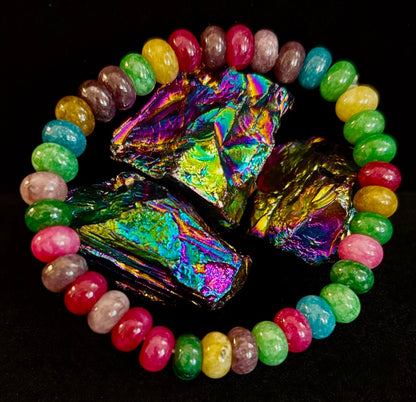 Multi-Color Tourmaline Wish Bracelet