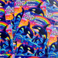 Bespattered Facade "You're Doing Great, B*tch" Whimsical Orcas Rainbow Sticker