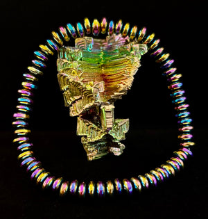 🌈 Rainbow Hue Metal Bracelet – Medium to Large Wrists