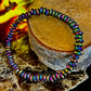 🌈 Rainbow Hue Metal Bracelet – Medium to Large Wrists