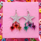 Radiant Rainbow Star Earrings