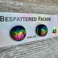 Rainbow Magic Drop Stud Dichroic Glass Earrings (49)
