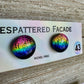 Rainbow Magic Drop Stud Dichroic Glass Earrings (43)