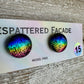 Rainbow Magic Drop Stud Dichroic Glass Earrings (15)