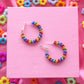 Prism Pride Beaded Hoops