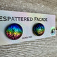 Rainbow Magic Drop Stud Dichroic Glass Earrings (47)