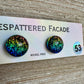 Rainbow Magic Drop Stud Dichroic Glass Earrings (53)