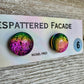 Rainbow Magic Drop Stud Dichroic Glass Earrings (6)