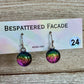 Rainbow Magic Drop Dangly Dichroic Glass Earrings (24)
