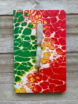 Bespattered Facade Perfect Pair Notebook & Handmade Pen Set