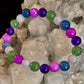 Cosmic Skittles Bracelet – 8mm Rainbow Energy for Balance, Strength & Healing (Small to Medium Wrists)