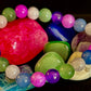 Cosmic Skittles Bracelet – 8mm Rainbow Energy for Balance, Strength & Healing (Small to Medium Wrists)