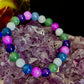 Cosmic Skittles Bracelet – 8mm Rainbow Energy for Balance, Strength & Healing (Small to Medium Wrists)