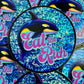 Bespattered Facade Holographic Glitter Eat the Rich Orca Sticker