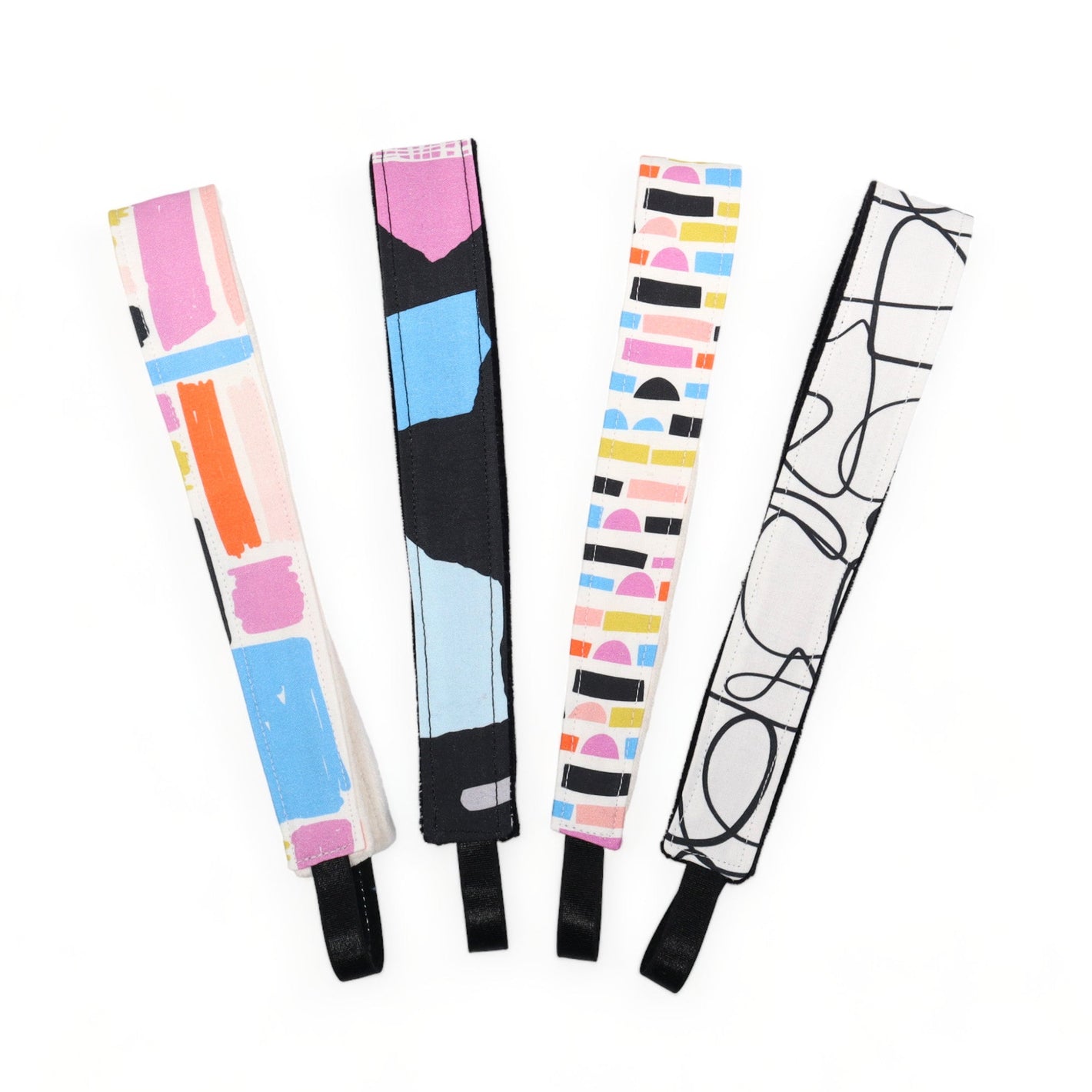 Headband Sewing Kit - Abstract Black - Makes 4 Headbands