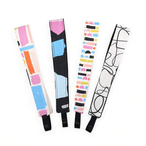 Headband Sewing Kit - Abstract Black - Makes 4 Headbands