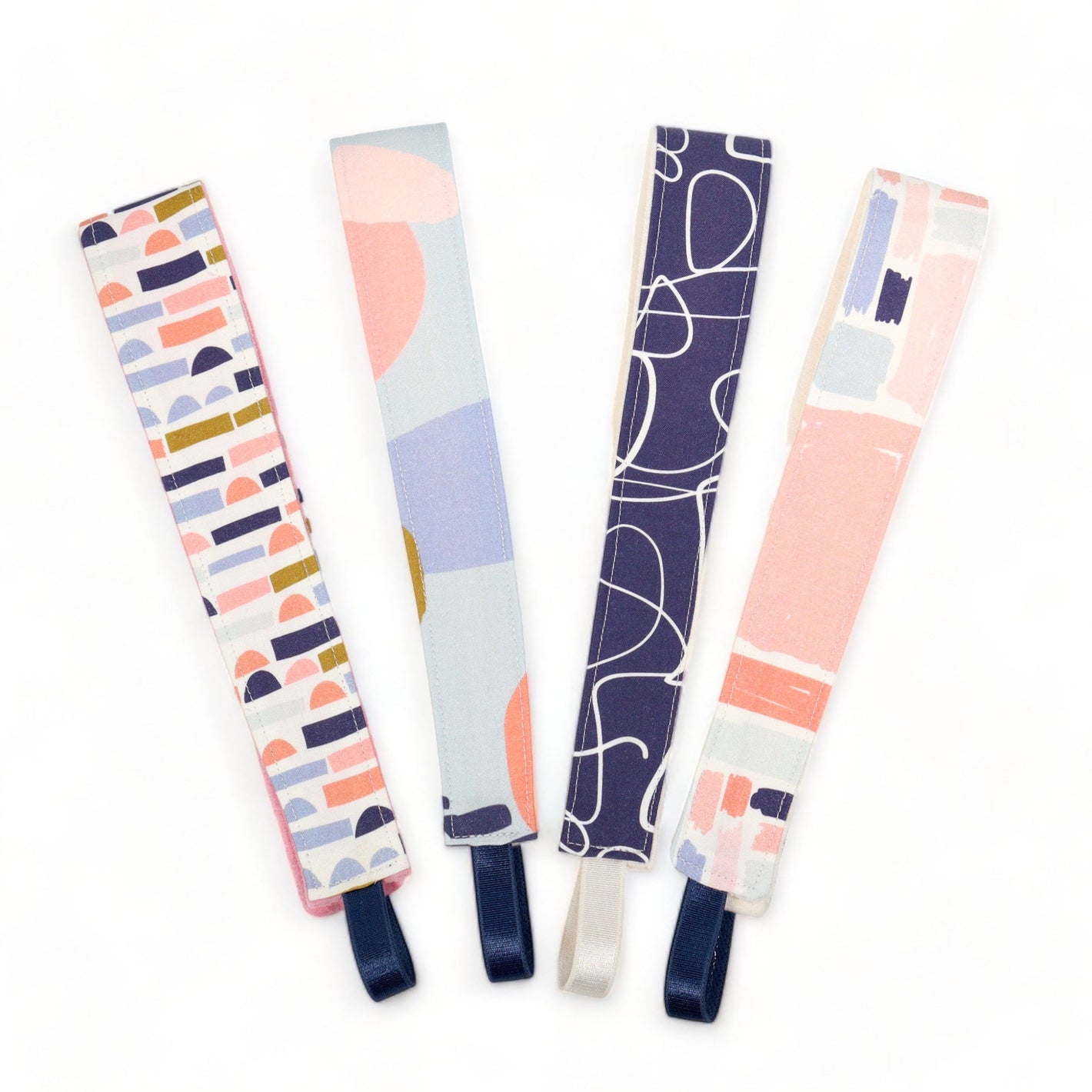 Headband Sewing Kit - Abstract Blue - Makes 4 Headbands