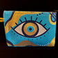 Handmade Turkish Evil Eye Coin Purse | 4x6 Fabric Pouch for Protection & Style