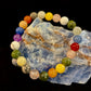 Rainbow Harmony Natural Stone Bracelet – 8mm (Medium Wrists)