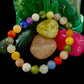 Rainbow Harmony Natural Stone Bracelet – 8mm (Medium Wrists)