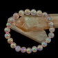 Aura Rose Quartz 8mm Reiki-Infused Love & Healing Crystal Bracelet (7.5” Medium Wrists)