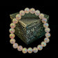 Aura Rose Quartz 8mm Reiki-Infused Love & Healing Crystal Bracelet (7.5” Medium Wrists)