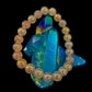 Aura Rose Quartz 8mm Reiki-Infused Love & Healing Crystal Bracelet (7.5” Medium Wrists)